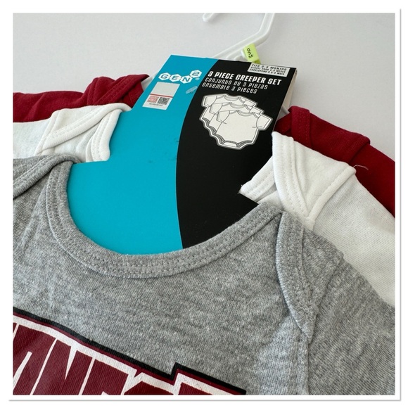 Outerstuff Newborn & Infant Oklahoma Sooners Bodysuit 3 Piece Set - Picture 4 of 4